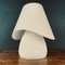 White Glass Mushroom Table Lamp, Italy, 1980s, Image 2