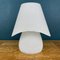 White Glass Mushroom Table Lamp, Italy, 1980s, Image 5