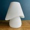 White Glass Mushroom Table Lamp, Italy, 1980s, Image 6