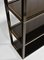 2-Section Black Lacquered & Brass Open Étagère Shelving Display by Pierre Vandel, 1970s, Set of 2, Image 8