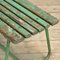 Vintage Green Bench, 1930s 5