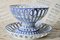 Panier Antique en Porcelaine avec Assiette de Niderviller, 1800s 8