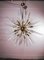 Lampade Sputnik in ottone e vetro di Murano, Immagine 3
