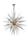 Sputnik 24 Brass Lights with Murano Glass 1