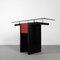 Red and Black Lacquered Console, 1970s 5