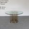 Vintage Brass & Glass Model Vulcano Sculptural Table by Luciano Frigerio 10