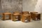 Les Arcs 1600 Stools by Charlotte Perriand, Set of 8 58
