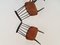 Vintage Fannett Dining Chairs by Ilmari Tapiovaara for Asko Finland, Set of 4 6