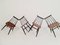 Vintage Fannett Dining Chairs by Ilmari Tapiovaara for Asko Finland, Set of 4, Image 8