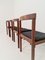 Mid-Century Palisander Dining Chairs by Jussi Peippo for Asko, 1960s, Set of 4 3