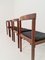 Mid-Century Palisander Dining Chairs by Jussi Peippo for Asko, 1960s, Set of 4, Image 3