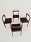 Mid-Century Palisander Dining Chairs by Jussi Peippo for Asko, 1960s, Set of 4 6