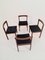 Mid-Century Palisander Dining Chairs by Jussi Peippo for Asko, 1960s, Set of 4, Image 6