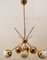 Lámpara colgante Sputnik vintage con seis luces, Imagen 6