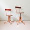 Vintage Portuguese Industrial Stools, 1950s, Set of 4 8