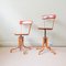 Vintage Portuguese Industrial Stools, 1950s, Set of 4 5