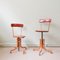 Vintage Portuguese Industrial Stools, 1950s, Set of 4 13