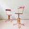 Vintage Portuguese Industrial Stools, 1950s, Set of 4 6