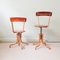 Vintage Portuguese Industrial Stools, 1950s, Set of 4, Image 11