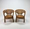 Mid-Century Rattan Easy Chairs, 1960s, Set of 2 4