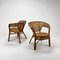 Mid-Century Rattan Easy Chairs, 1960s, Set of 2 5