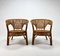 Mid-Century Rattan Easy Chairs, 1960s, Set of 2, Image 2