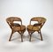Mid-Century Rattan Easy Chairs, 1960s, Set of 2 7
