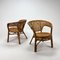 Mid-Century Rattan Easy Chairs, 1960s, Set of 2 9