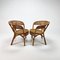 Mid-Century Rattan Easy Chairs, 1960s, Set of 2 1