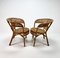 Mid-Century Rattan Easy Chairs, 1960s, Set of 2, Image 6