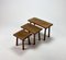 Modernist Oak Nesting Tables, 1960s, Set of 3 6