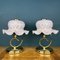 Italian Pink Murano Table Lamps, 1980s, Set of 2, Image 1