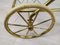 Vintage Golden Brass & Glass Trolley, Image 12