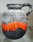 German Fat Lava Style Colored and Glazed Ceramic Pitcher with Handle 3