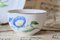 Juego de taza de té y platillo vintage de porcelana pintada a mano de Meissen. Juego de 3, Imagen 8