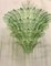 Grüne Palmettes Kronleuchter im Stil von Barovier & Toso 8