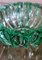 Art Deco Green Molded Glass Bowls by Pierre Davesn, Set of 2 12