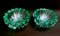 Art Deco Green Molded Glass Bowls by Pierre Davesn, Set of 2 15