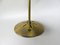 Large Brass Ceiling Lamp with Pleated Ball, 1950s 22