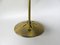 Large Brass Ceiling Lamp with Pleated Ball, 1950s, Image 22