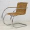 Fauteuil Mr20 en Rotin et Chrome Tubulaire par Ludwig Mies Van Der Rohe, 1960s 22