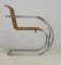 Mr20 Rattan & Tubular Chrome Armchair by Ludwig Mies Van Der Rohe, 1960s, Image 16