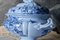 Antique Blue Tureen from Creil & Montereau Sou, 1880s 5