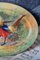 Fuente de servicio antigua ovalada de porcelana pintada a mano con pájaros cazadores de Limoges, Imagen 6