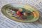 Antique Porcelain Hand-Painted Oval Serving Dish with Hunting Birds from Limoges 3