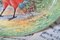 Antike handbemalte ovale Schale aus Porzellan mit Jagdvögeln von Limoges 8