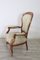 Antique Sold Walnut Armchair, 1850s 9