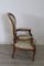 Antique Sold Walnut Armchair, 1850s 4