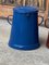 Mid-Century Blue Enamel Bins, 1950s, Set of 3 4