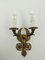 Empire Fire Gilded Candlestick Wall Light, 1900s, Image 2